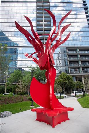 “Red Tree Uprising” by Ruth Aizuss Migdal